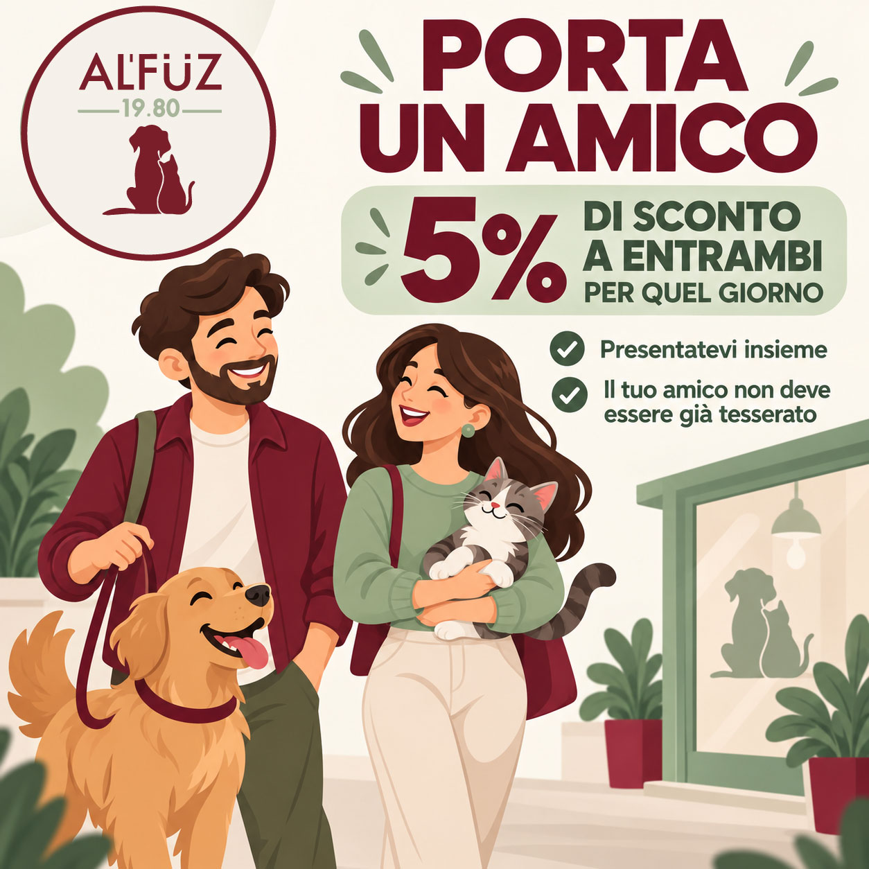 Porta un amico da Alfüz: 5% di sconto a entrambi