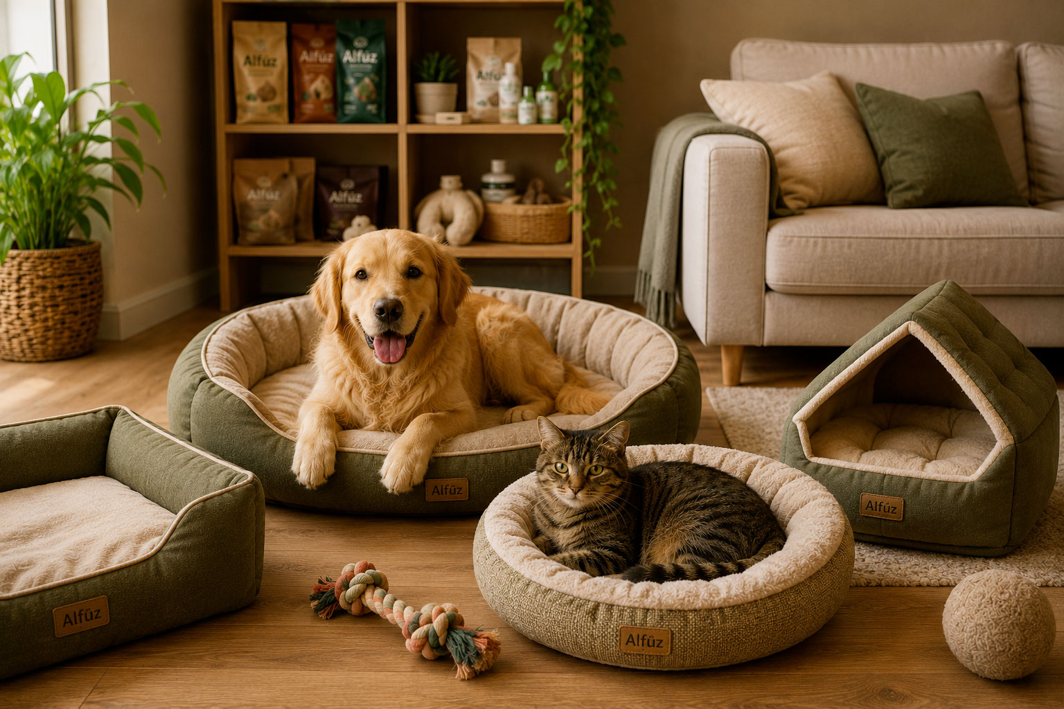 Cucce e accessori per il relax di cani e gatti