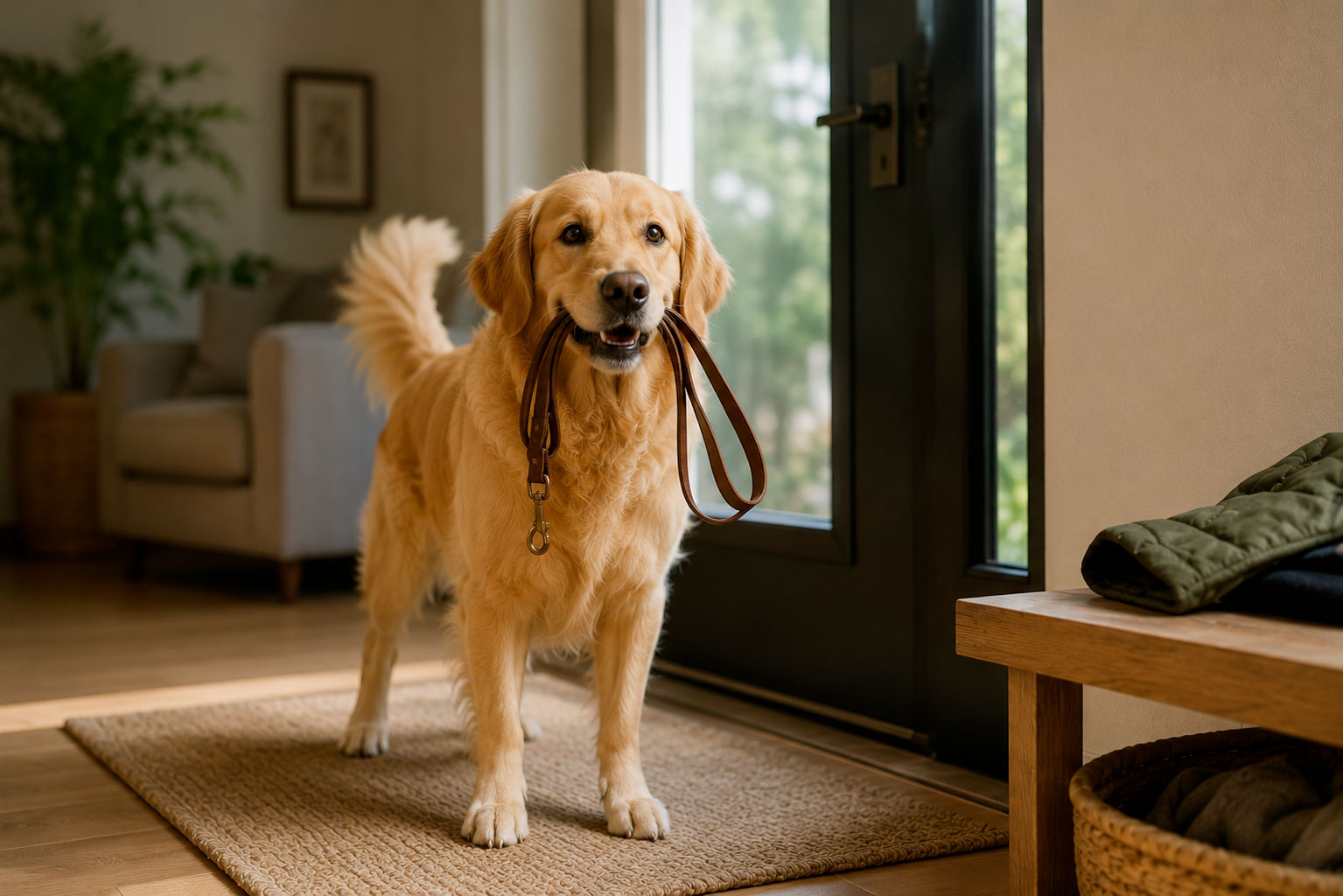 Accessori per passeggiate con cani nella stagione